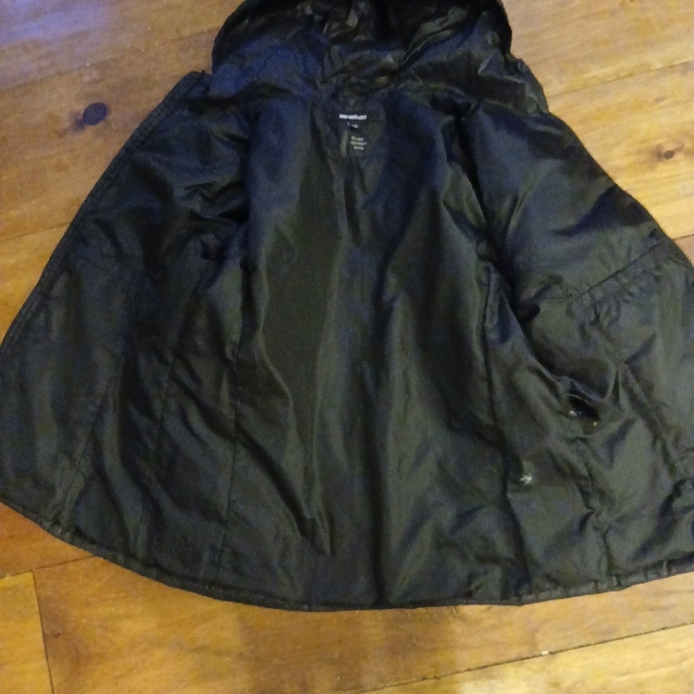 SIENA STUDIO Women's Black Quilted Hooded Puffer Down Packable Jacket Size Lg - Picture 6 of 9